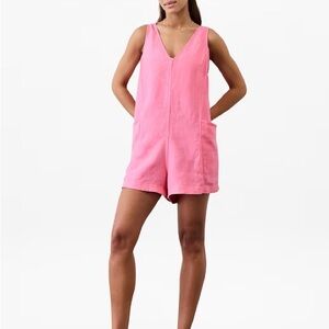 [Athleta] linen Romper